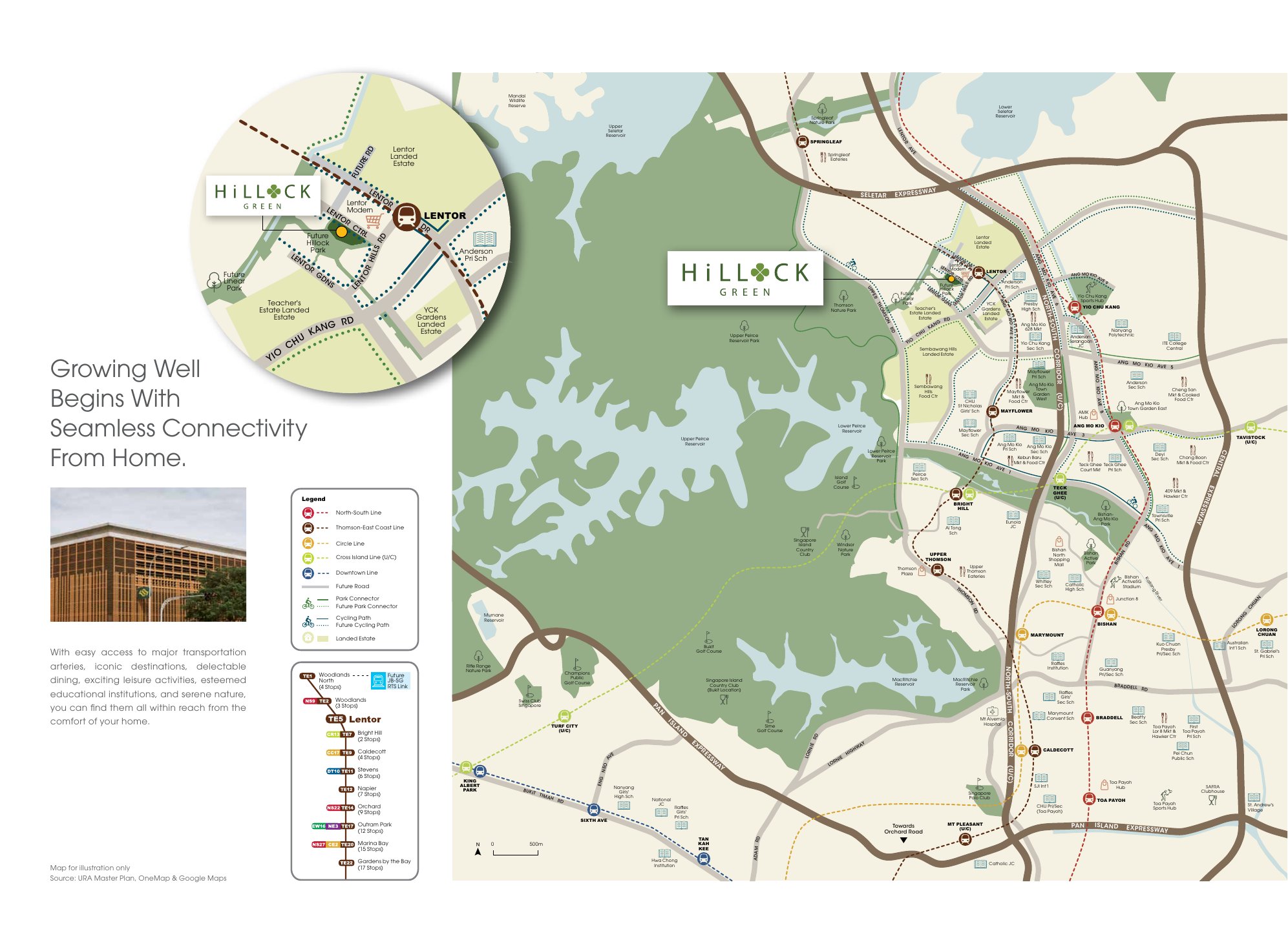 Hillock Green location map