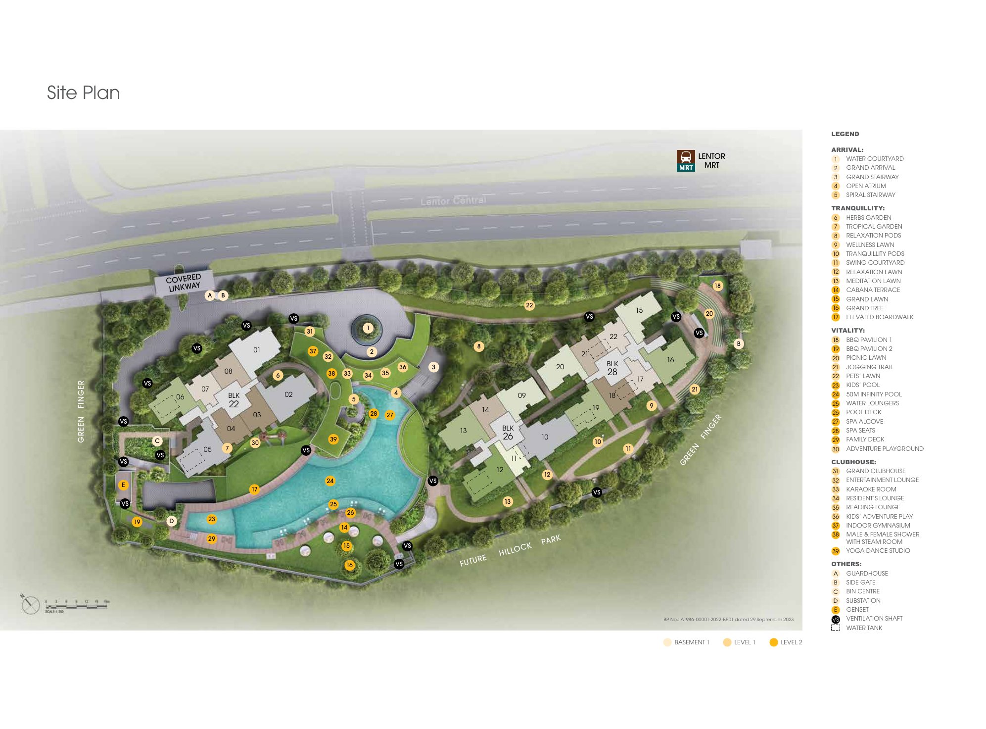 Hillock Green site plan